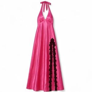 FREDERICKS OF HOLLYWOOD Vintage Pink Nightgown - Size 1X